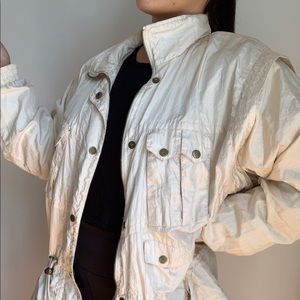 Vintage cream ivory jacket